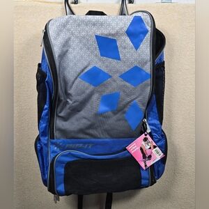 RIP-IT Gameday Softball Backpack Royal Blue Bat Cleat Gear Bag